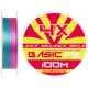 Шнур Select Basic PE Multicolor 100m #0.5/0.08mm 8lb/4kg