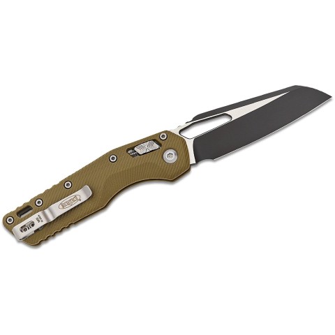 Ніж Microtech MSI SE, fluted black, G10, OD green