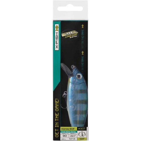 Воблер X-Fish Karas 90F 90mm 22.7g #301 (1.0-1.5m)