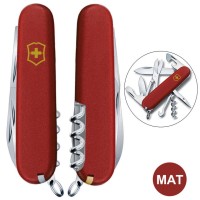 Ніж Victorinox Climber Mat 91мм,14функ,черв мат,жовт.лого