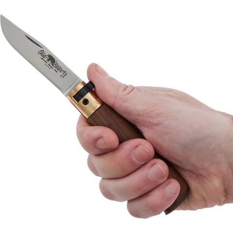 Нож Old Bear Classic S, W1.4060 steel, Walnut wood walnut