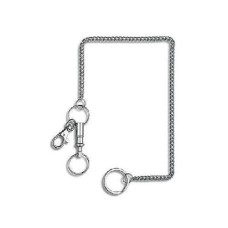 Ланцюжок Victorinox 40см хром (D1,5мм) (41831)+карабін (41835)+карабін (41