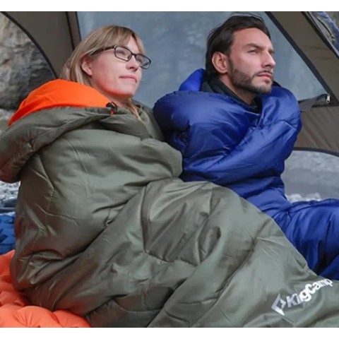 Спальный мешок KingCamp Huron 250 Comf +12°C / Lim +7°C / Extr -3°C Navy