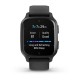 Смарт-годинник Garmin Venu Sq 2 Music Edition чорний з грифельним безелем