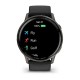 Смарт-годинник Garmin D2 Air X15 чорний з чорним силіконовим ремінцем