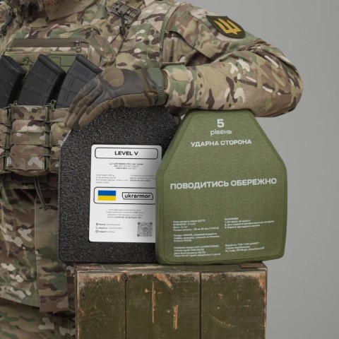 Керамічні бронеплити 5-го класу. Вага 2.2 кг.Розмір M. Карбід кремнію