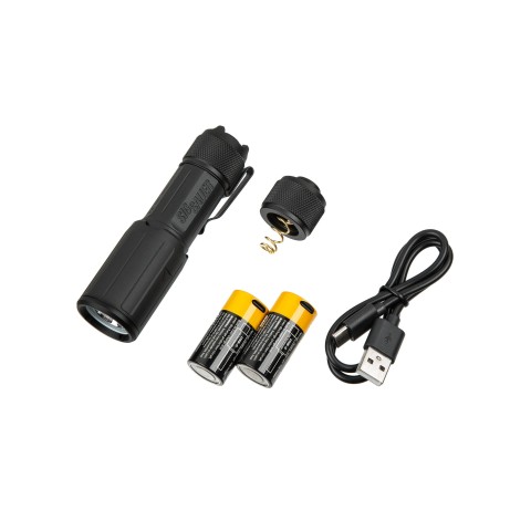 Ліхтар Sig Optics FOXTROT-EDC, COMPACT, RECHARGEABLE, HANDHELD FLASHLIGHT, WHITE LIGHT, BLACK