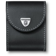 Чохол на пояс Victorinox 91мм шкір.чорн на липучці для Swisschamp XAVT,XXL