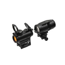Комплект Sig Optics колiматор ROMEO-MSR 2 MOA RED DOT та магнiфер  JULIET3-MICRO 3X22MM