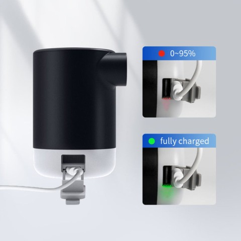 Насос-ліхтар-powerbank кемпінговий Flextail Max Pump 2 Pro, помаранчевий