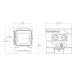 Приціл коліматорний Vector Optics Frenzy Plus 1x18x20 Enclosed 3MOA VOD footprint