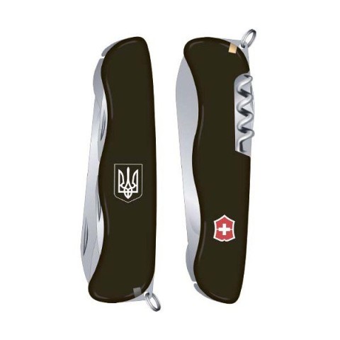 NOMAD UKRAINE  111мм/11функ/черн.мат /lock/штоп /Герб.бел.