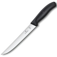 Кухонний ніж Victorinox SwissClassic Carving лезо 18см з чорн. ручкою (блістер)