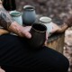 Набор Barebones Tumbler/Enamel/Set 2 шт charcoal