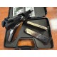 KUZEY 911-SX#2 Black/Brown Wooden Grips + магазин УЦІНКА