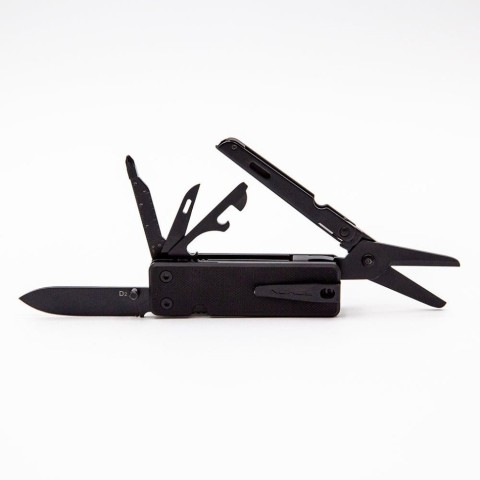 Міні мультитул Roxon KS2E Noir, чорне лезо, чорний