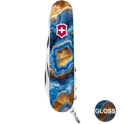 Складаний ніж Victorinox CLIMBER DESIGN Блакитний агат