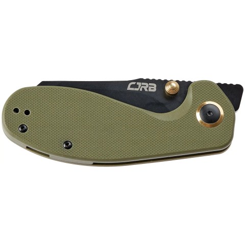 Нож CJRB Maileah L Black Blade, AR-RPM9 Steel, G10 green