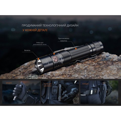 Ліхтар тактичний ручний Fenix PD35R ACE 2000 лм