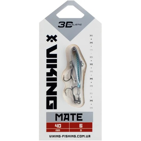 Балансир Viking Fishing Mate Ice Jig 40mm 6g #11 Anchovy