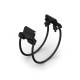 Ремешок для смарт-часов Garmin QuickFit 20 регулируемый банджи-шнур Black