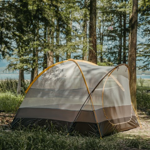 Намет шестимісний Naturehike, KOTA 6, CNK2450WS031, 75D, світло-коричневий