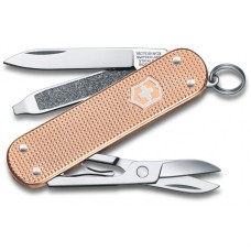 Ніж Victorinox Classic SD Alox Colors Fresh Peach 58мм,5функ,ріфл.беж