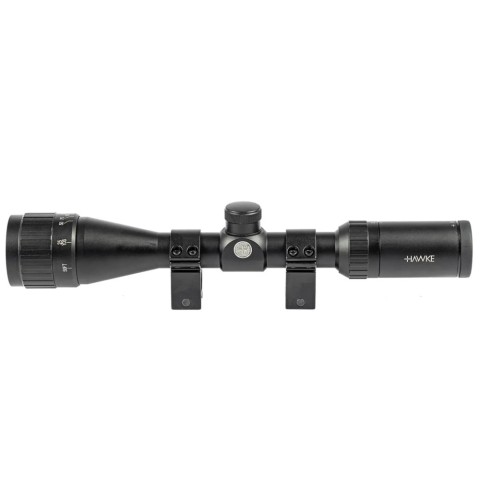 Приціл оптичний Hawke Fast Mount 3-9x40 AO сітка Mil Dot. Кільца на Weaver