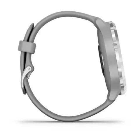 Смарт-часы Garmin vivomove 3 с серебристым безелем и пыльно-серым ремешком