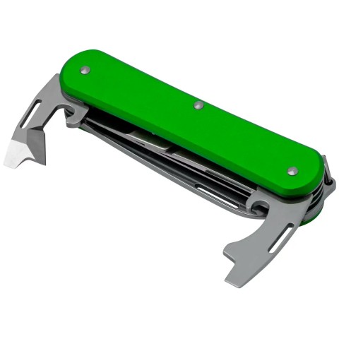 Нож многофункциональный Fox Vulpis Aluminium OD Green. 5 инструментов