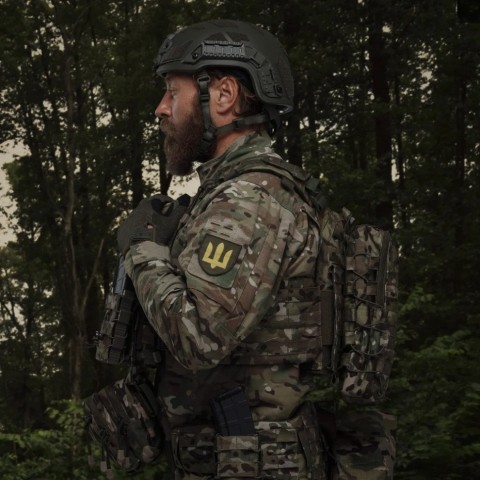 Тактичний рюкзак Ukrarmor на 10 л. Кріплення Molle. Cordura 1000D Мультикам