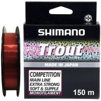 Леска Shimano Trout Competition Mono 150m 0.20mm 3.27kg Red