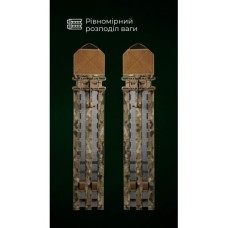 Жорсткі камербанди для плитоноски “М4” XS-XL (2 шт | Пряжка Спайдер | Мультикам) ТМ Балістика