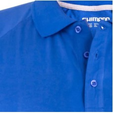 Теніска поло Shimano Short Sleeve Polo Blue XL