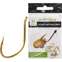 Крючок X-Fish Кукуруза #8 (8шт/уп)