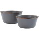 Набор Barebones Mixing Bowl/Enamel 2 миски slate grey