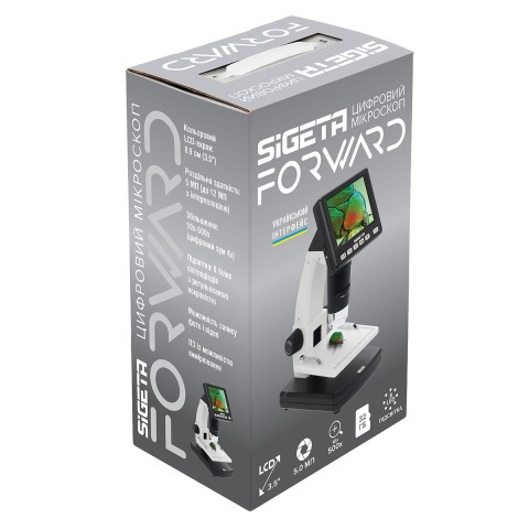 Цифровий мікроскоп SIGETA Forward 10x-500x 5.0Mpx 3.5