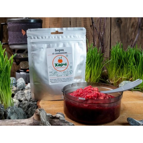 Сушеная еда Харчі Борщ cо свининой
