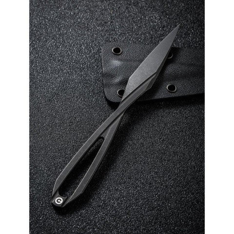 Ніж фіксований тактичний Civivi D-Art, D2 (12.5 см) чорний