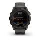 Смарт-годинник Garmin fenix 7X Sapphire Solar карбоново-сірий титановий DLC з титановим вентильованим браслетом