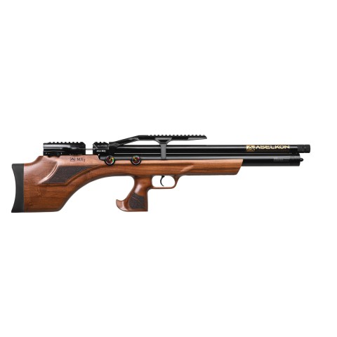 Пневматична Редукторна PCP гвинтівка  Aselkon MX7 Wood  кал. 4.5 дерево