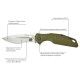 Нож Skif Defender II SW ц:olive