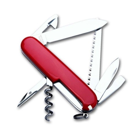 Ніж Victorinox Camper 91мм,13функ,черв (блістер)