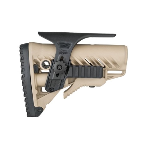 Щока регульована FAB з планкою Пікатінні для приклада GLR-16, чорна