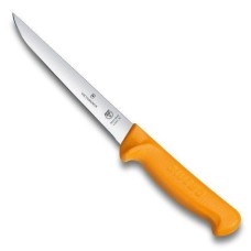 Нож кухонный обвалочный Victorinox Swibo Boning, узкий, оранжевый, 18 см