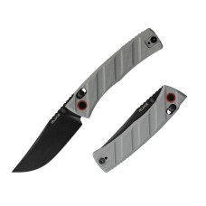 Ніж складаний кишеньковий Ruike P856-K, (7.9 см) 14C28N / G10 сірий