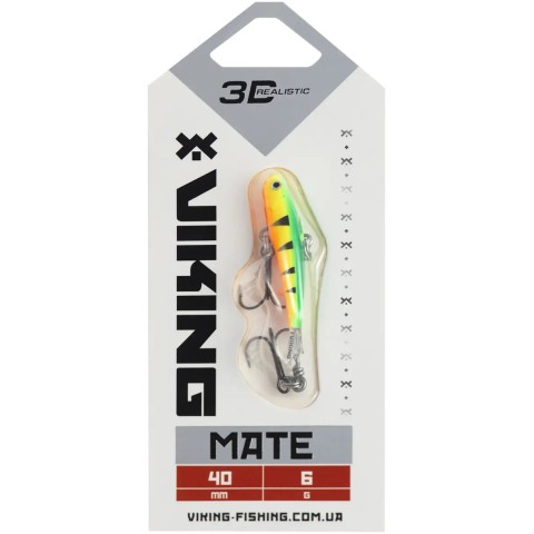 Балансир Viking Fishing Mate Ice Jig 40mm 6g #04 Fire Perch