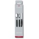 Набор кухонный Victorinox SwissClassic Table Set  3шт з чорн. ручкою (складаний ніж, виделка, ложка)