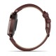 Смарт-часы Garmin Lily 2 Classic темно-бронзовые с шелковичным кожаным ремешком