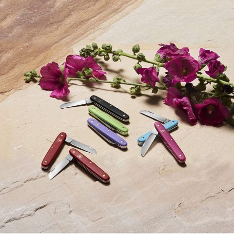 Ніж Victorinox садовий Floral 100мм,1функ,черв.мат (блістер)